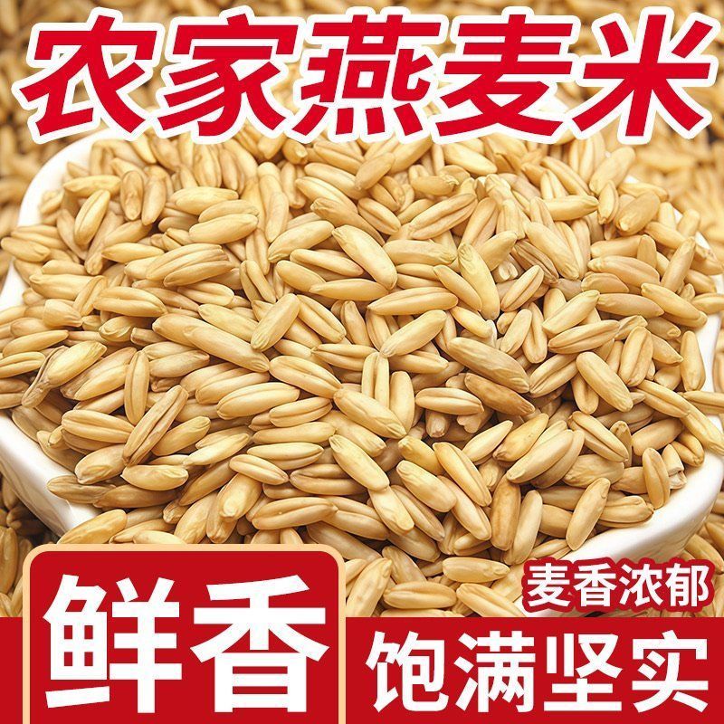 东北农家新货燕麦米新米胚芽裸燕麦东北胚芽米粗粮燕麦粥五谷