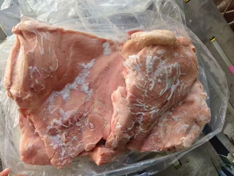 带皮后上肉