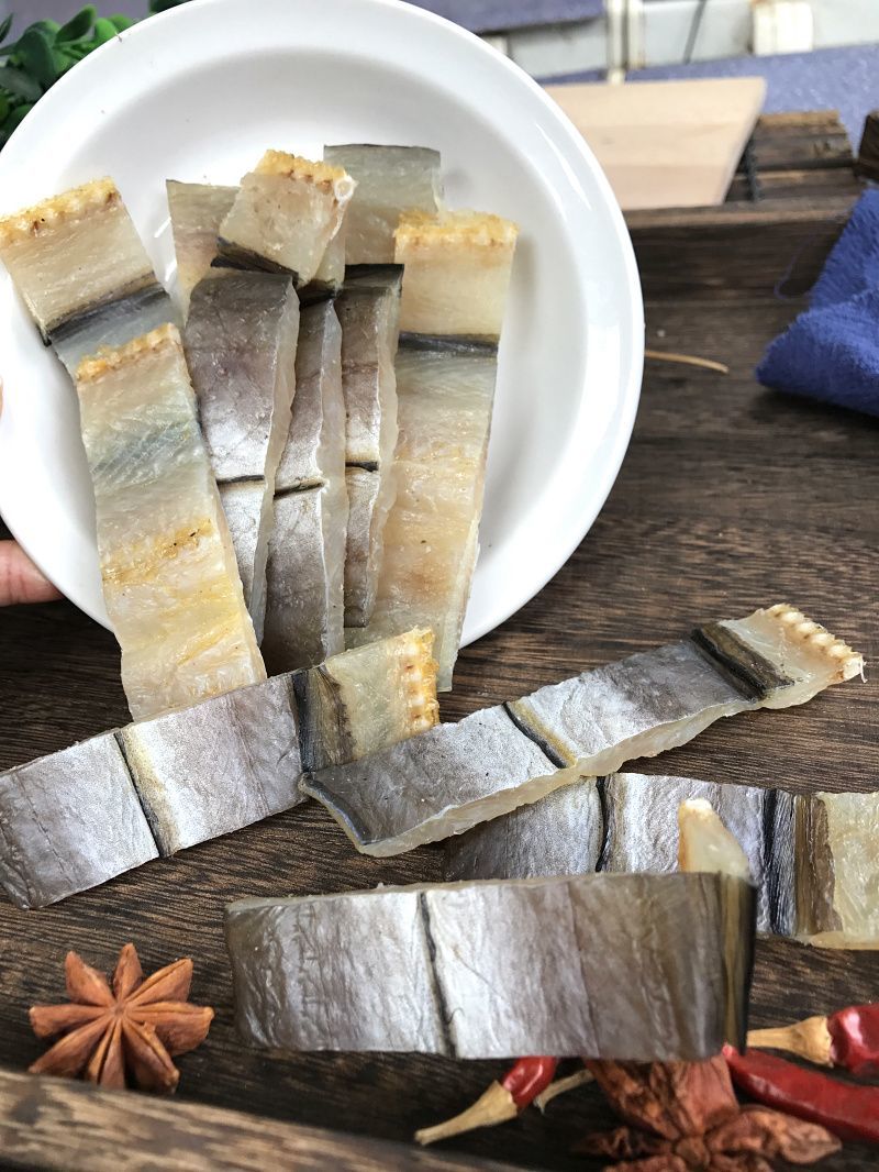 包邮）鳗鱼干去头去尾鳗鱼段淡干无盐鳗鱼鱼干干货咸鱼干海鲜