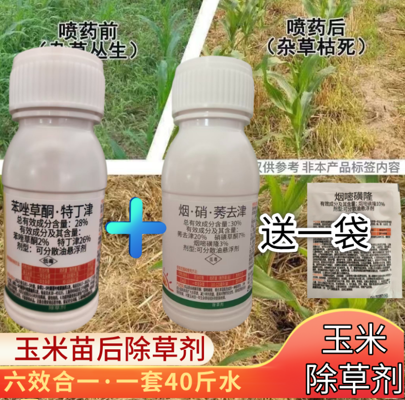 金尔玉米苗后专用除草剂不伤玉米尖叶圆叶草玉米田除草剂