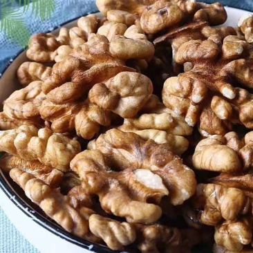 【净重】新货新疆纸皮核桃仁烤熟核桃草本味奶香味炒熟核桃仁