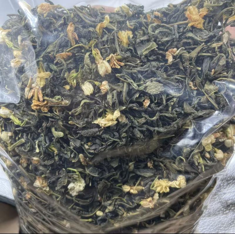 炒花茉莉花茶电商用茶奶茶原料口粮茶茉莉绿茶餐饮
