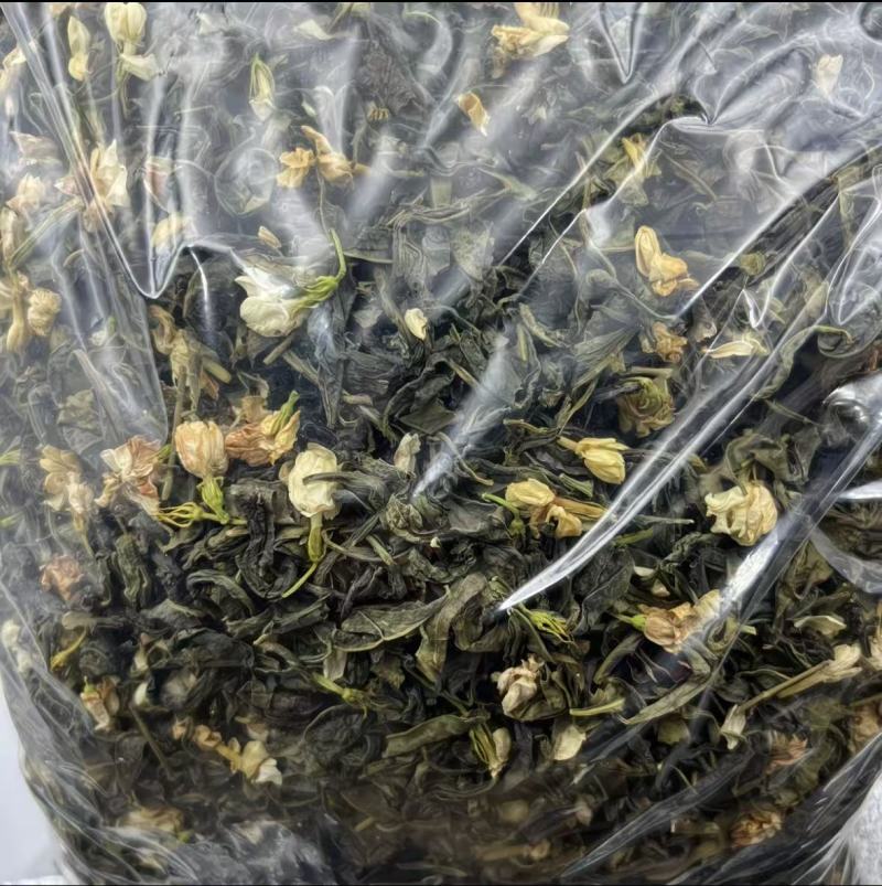 炒花茉莉花茶电商用茶奶茶原料口粮茶茉莉绿茶餐饮