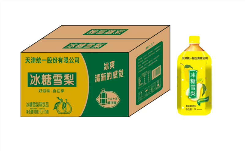 天津统一一升装茶饮品