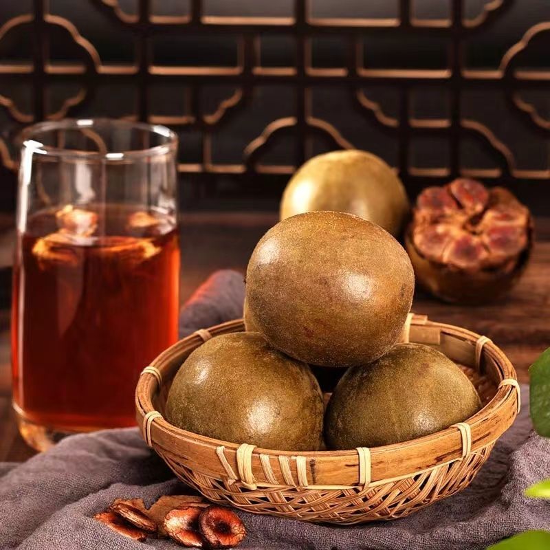 罗汉果干果正宗广西桂林特产批发非野生花果茶可配胖大海泡茶