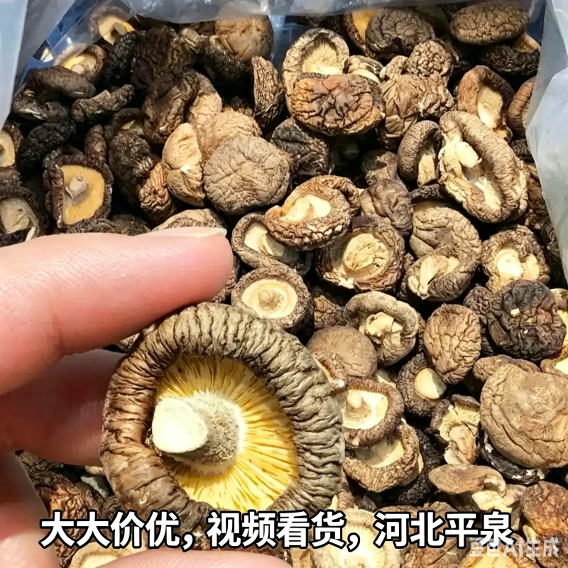 干香菇，河北平泉，货量大，价格优，视频看货，欢迎咨询