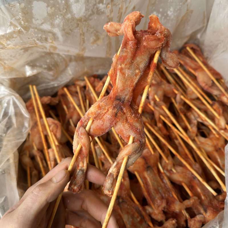 馋嘴牛蛙串烧烤牛蛙串