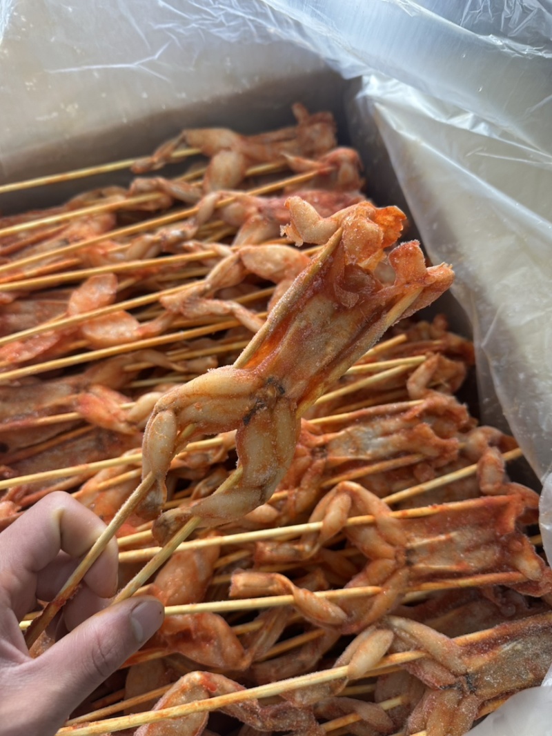 馋嘴牛蛙串烧烤牛蛙串