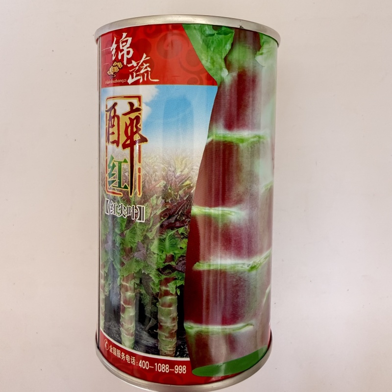 红尖叶莴笋种子耐热清香绿肉清脆爽口皮薄高产春秋播种莴笋种