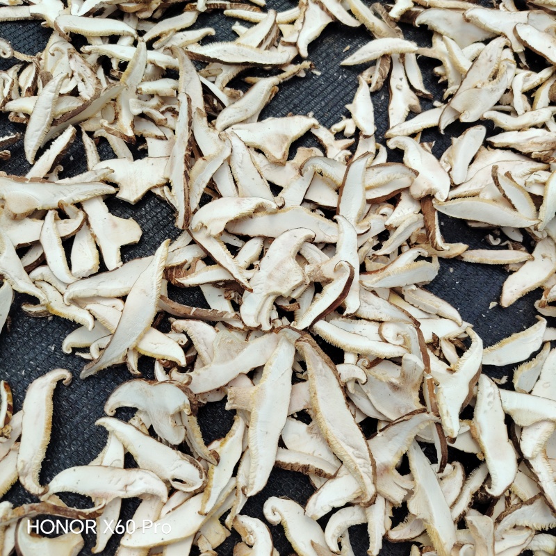 干香菇丝，颜色白，无碎片