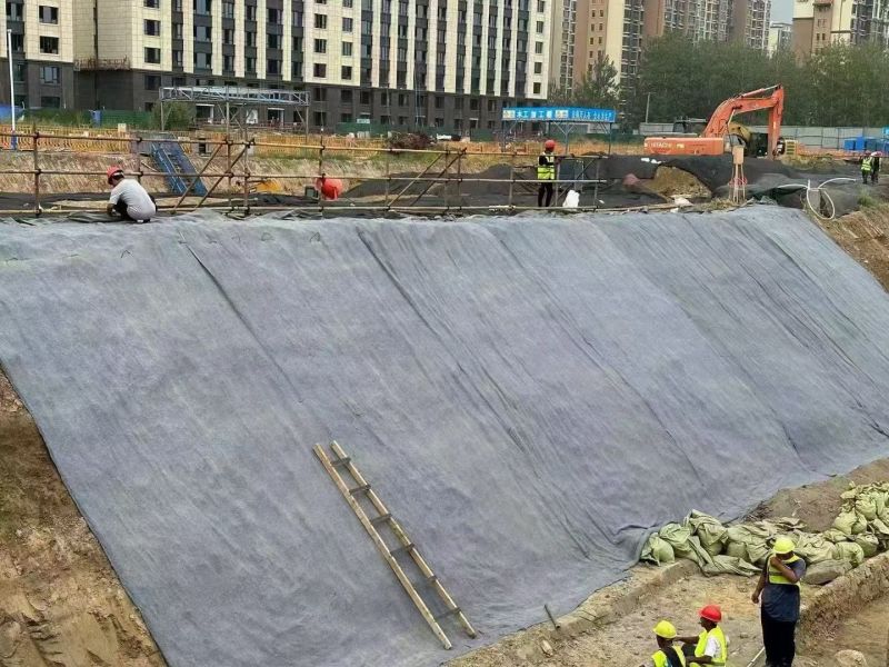水泥毯护坡基坑支护水渠鱼塘河道修复水泥毯铺设