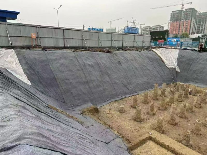 水泥毯护坡基坑支护水渠鱼塘河道修复水泥毯铺设