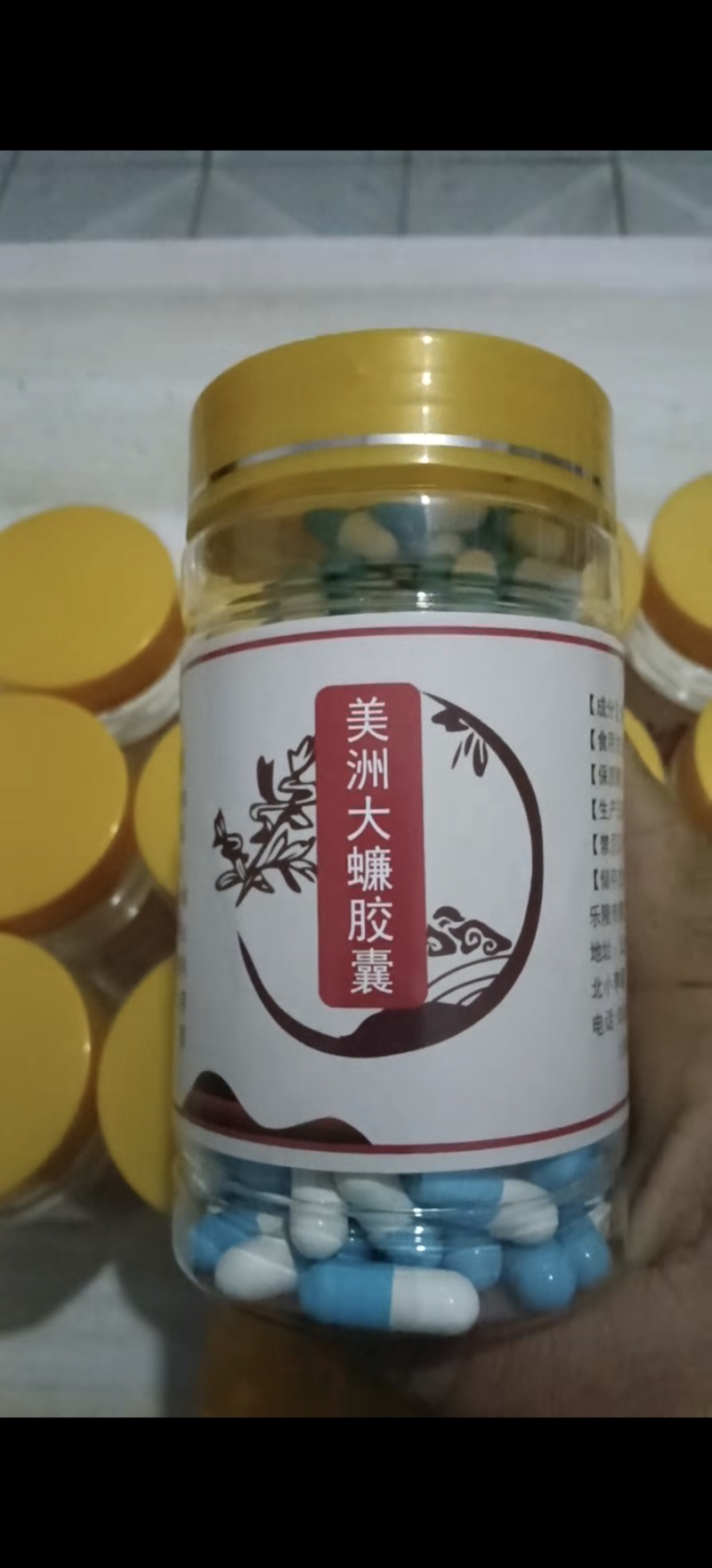 美洲大蠊胶囊每瓶200粒比起精粉更易携带
