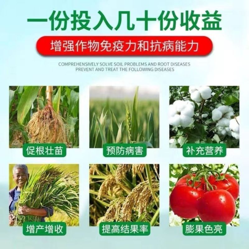 芸乐收增产套餐防病果树蔬菜小麦大蒜辣椒水稻玉米花生药材
