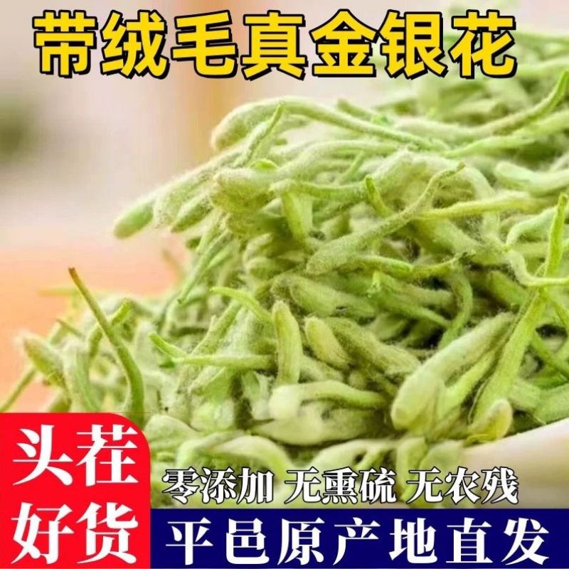 平邑金银花茶250g散装天然特纯级茶叶泡水搭配组合菊花清