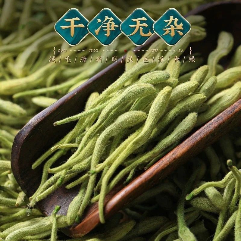 平邑金银花茶250g散装天然特纯级茶叶泡水搭配组合菊花清