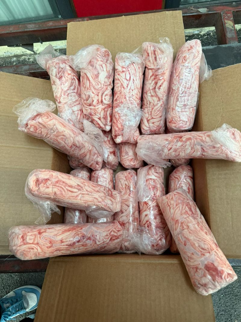 猪骨髓，烧烤专用食材