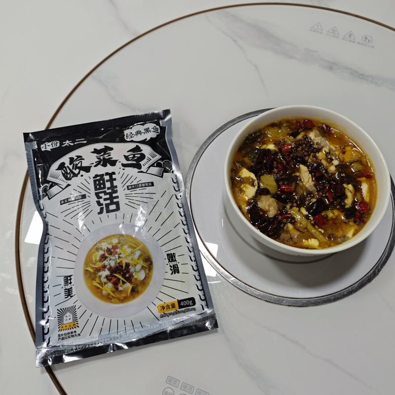 小份太二酸菜鱼老坛金汤酸菜鱼400克每包