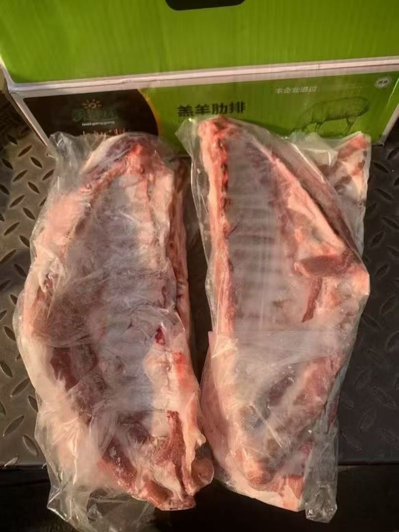 内蒙羔羊肋排，肉厚肥瘦相间，规格齐全