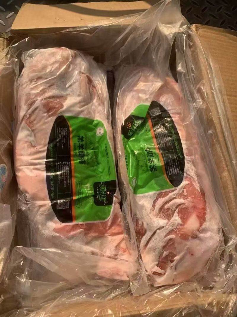 内蒙羔羊肋排，肉厚肥瘦相间，规格齐全
