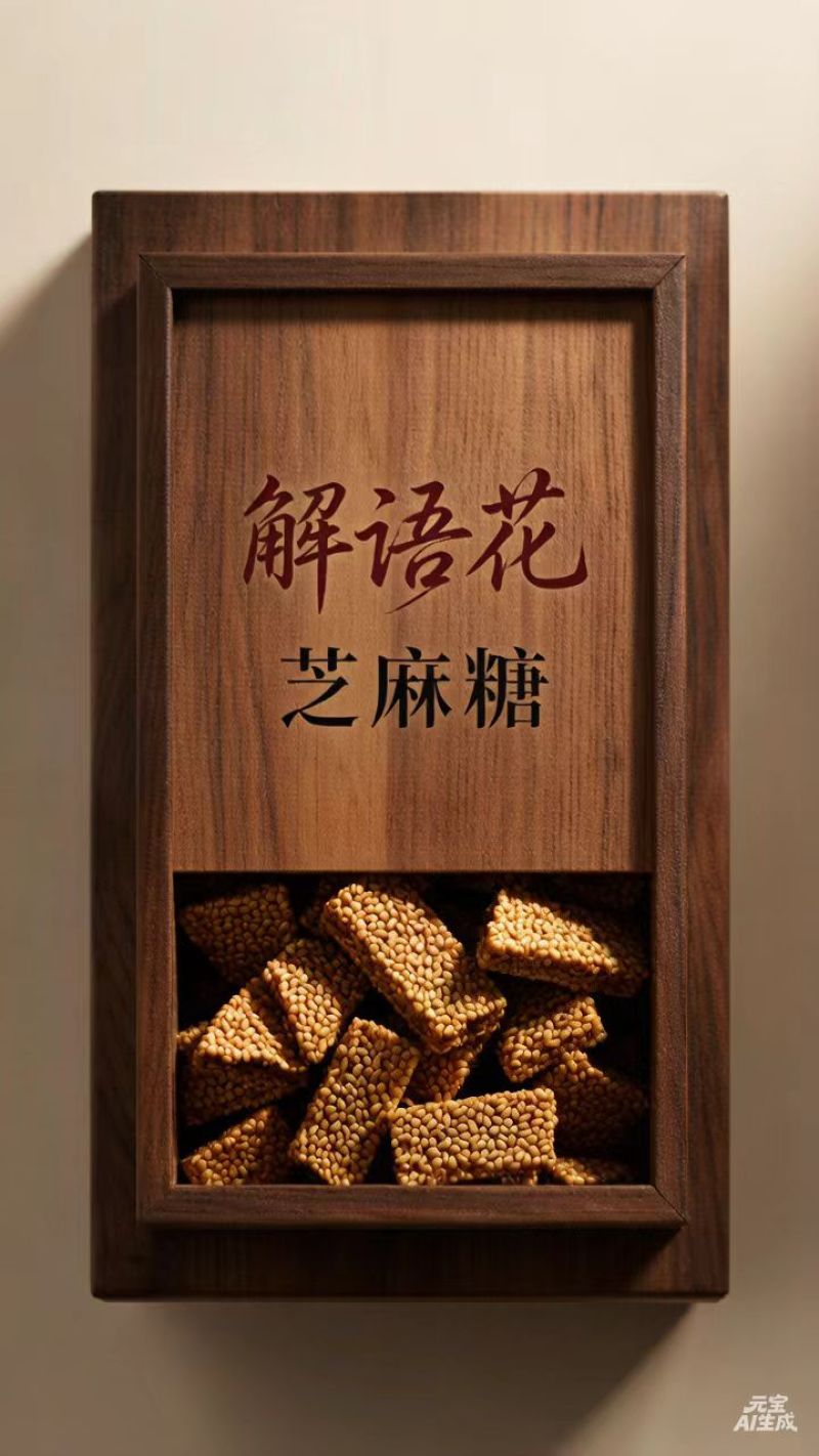 山东曹县特产传统手工芝麻糖酥脆香甜不粘牙麦芽糖零食