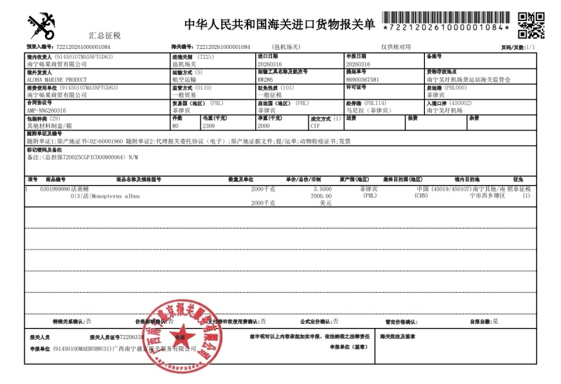 菲律宾野生黄鳝，一手批发