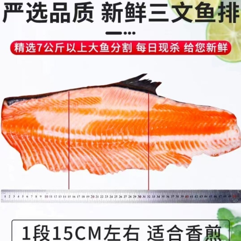 三文鱼鱼排鱼腩条