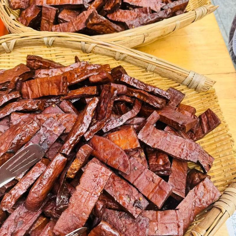 古镇景区同款四川特产花椒豆干厂家直发量大从优