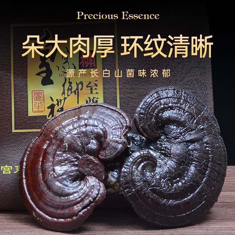 灵芝礼盒赤灵芝长辈煲汤泡酒滋补紫灵芝正宗节日送礼