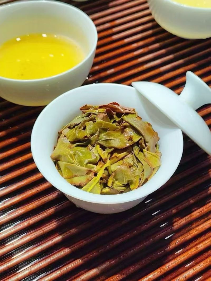 漳平水仙茶饼闽南乌龙茶，