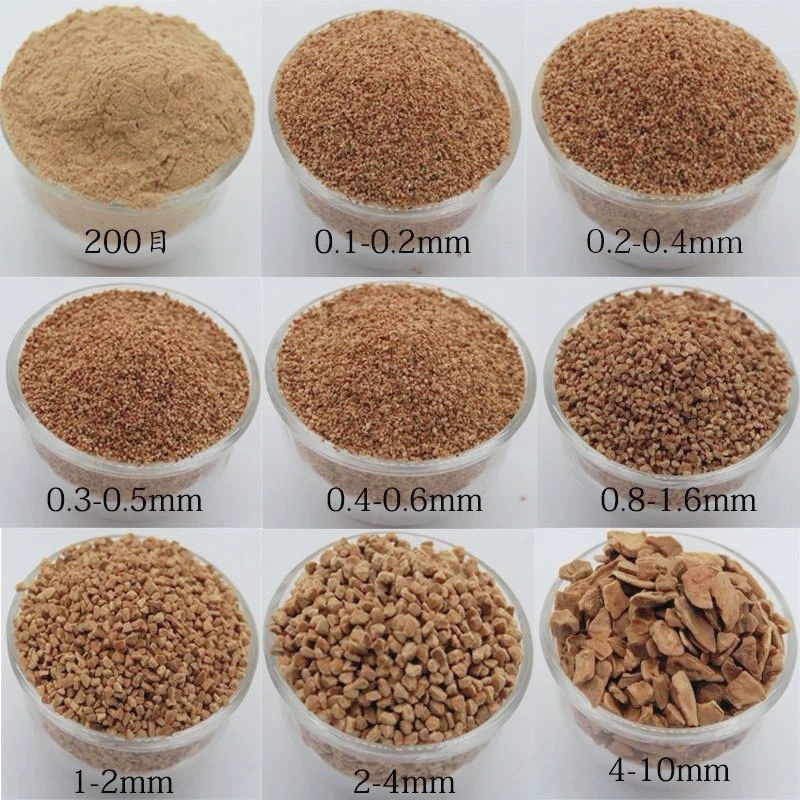 核桃壳厂核桃壳磨料核桃壳滤料核桃砂核桃粉大量现货