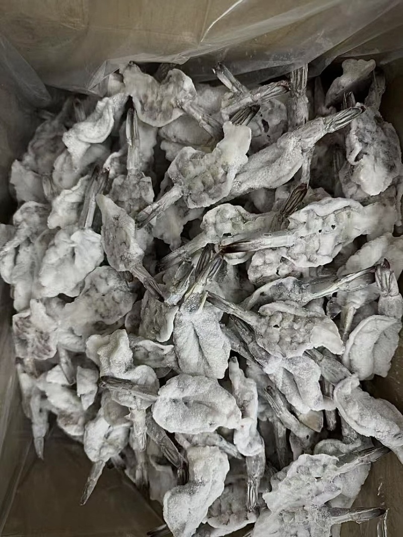 原料蝴蝶虾（汉虾）原料净重10公斤/箱
