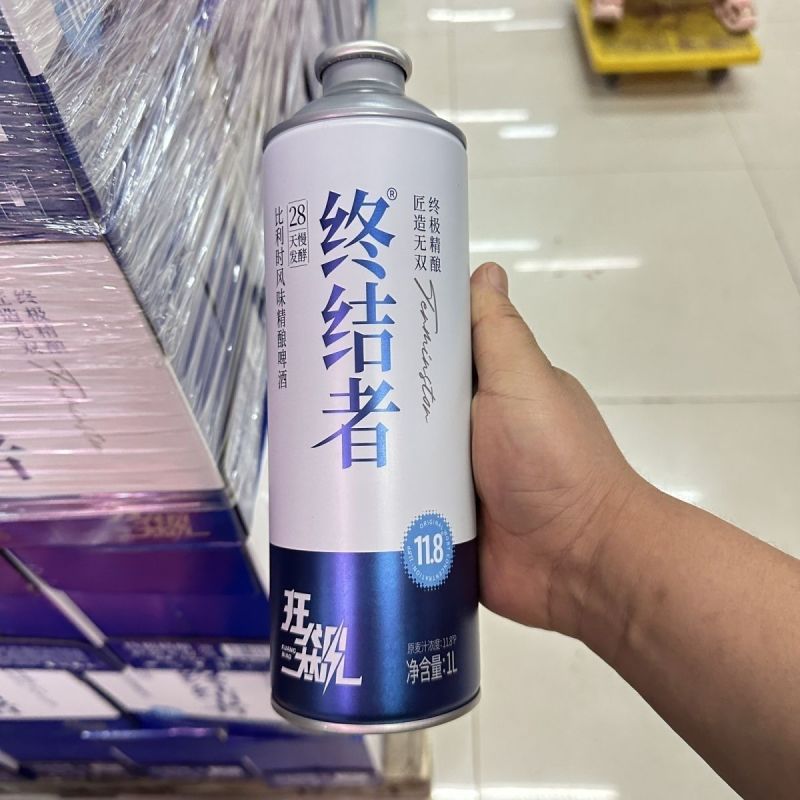 终结者比利时风味啤酒、麦芽浓度11.8p.口感相当不错！