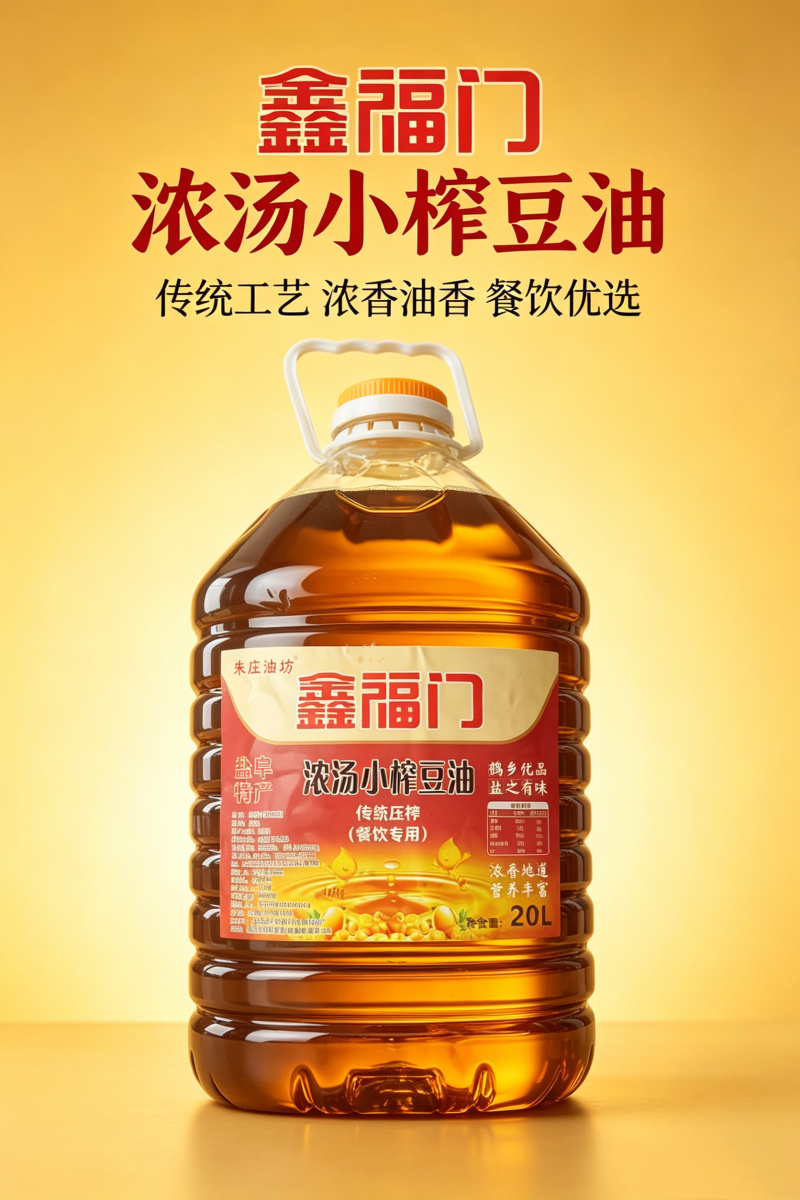 盐城本地浓汤小榨豆油