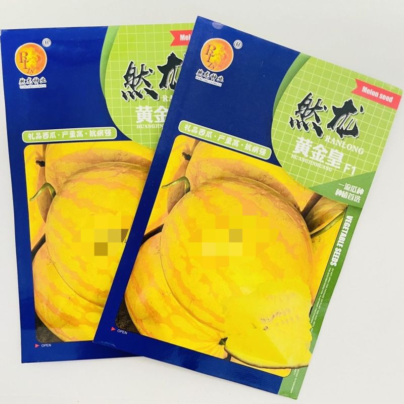 高端礼品西瓜种籽早熟特大无籽黄皮黄心高产西瓜种子果型美