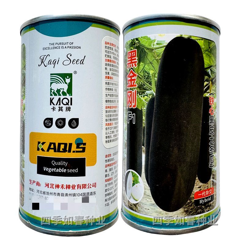 炮弹冬瓜种子广东黑皮冬瓜种籽高产特大巨型春秋春季四季蔬菜