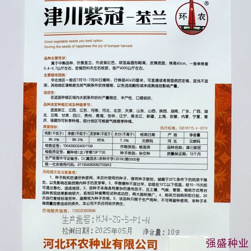 紫苤兰种子水果紫色芥蓝球茎甘兰种籽脆嫩芥兰头菜种春秋蔬菜
