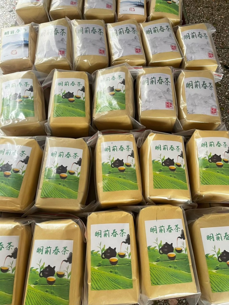 河源本地明前春茶高山绿茶农家土茶河源特产明前春茶