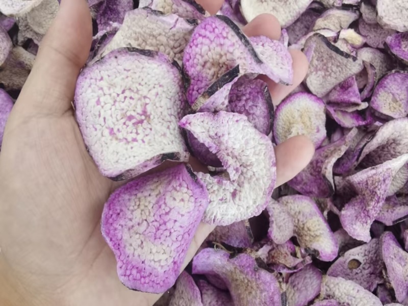 紫山药自然晾晒手工挑选大货批发农家直供粉糯营养地道食材