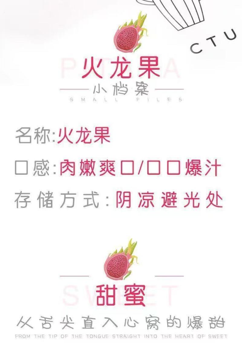 51688红心火龙果一件代发