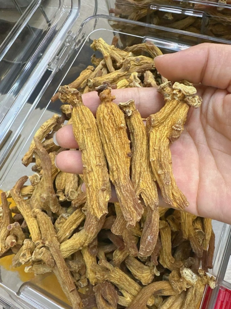 长白山高丽参整枝6年根精选上等货菊花纹参香浓补气血滋补品