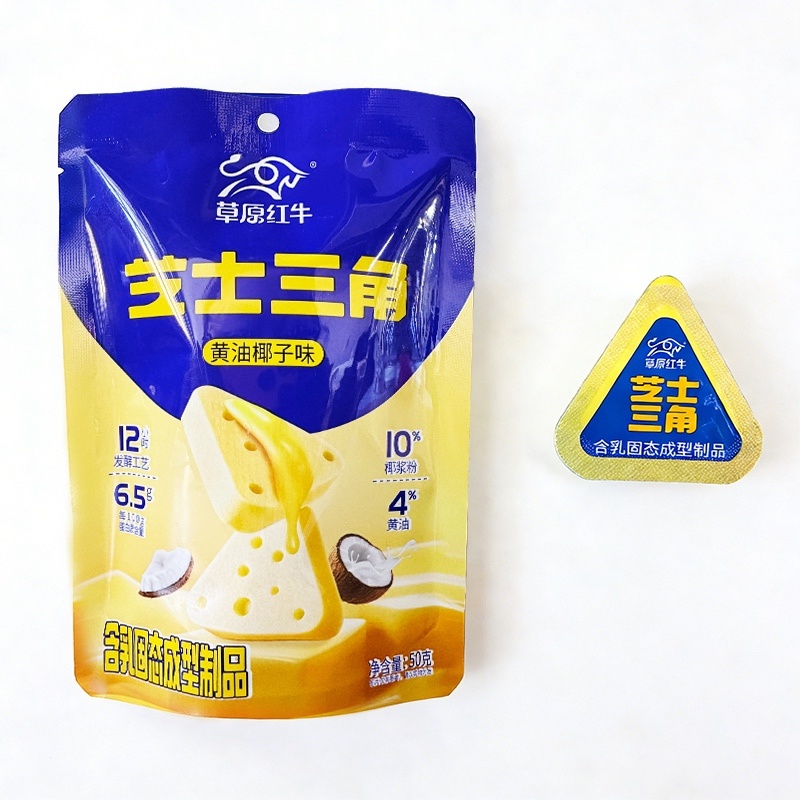 芝士三角黄油椰子风味内蒙厂家直发奶香浓郁包邮到家