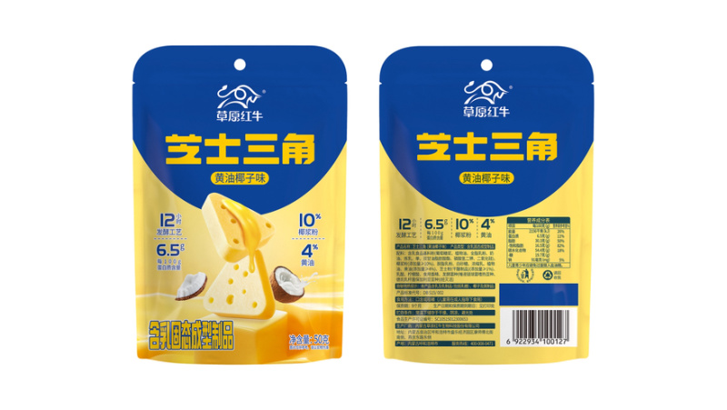 芝士三角黄油椰子风味内蒙厂家直发奶香浓郁包邮到家