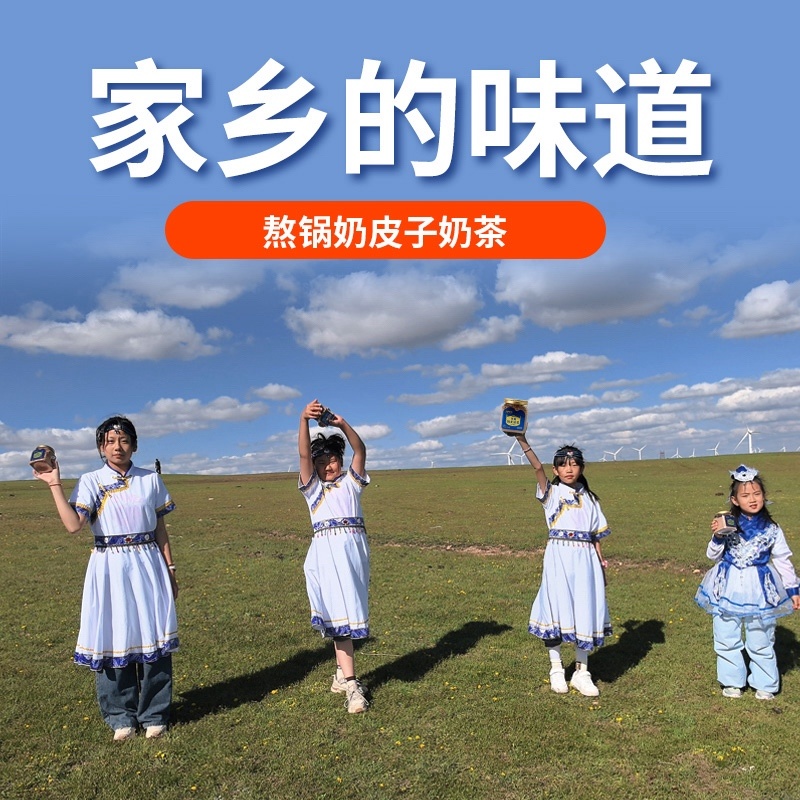 内蒙熬锅奶皮子奶茶家乡的味道香气扑鼻工厂直发包邮