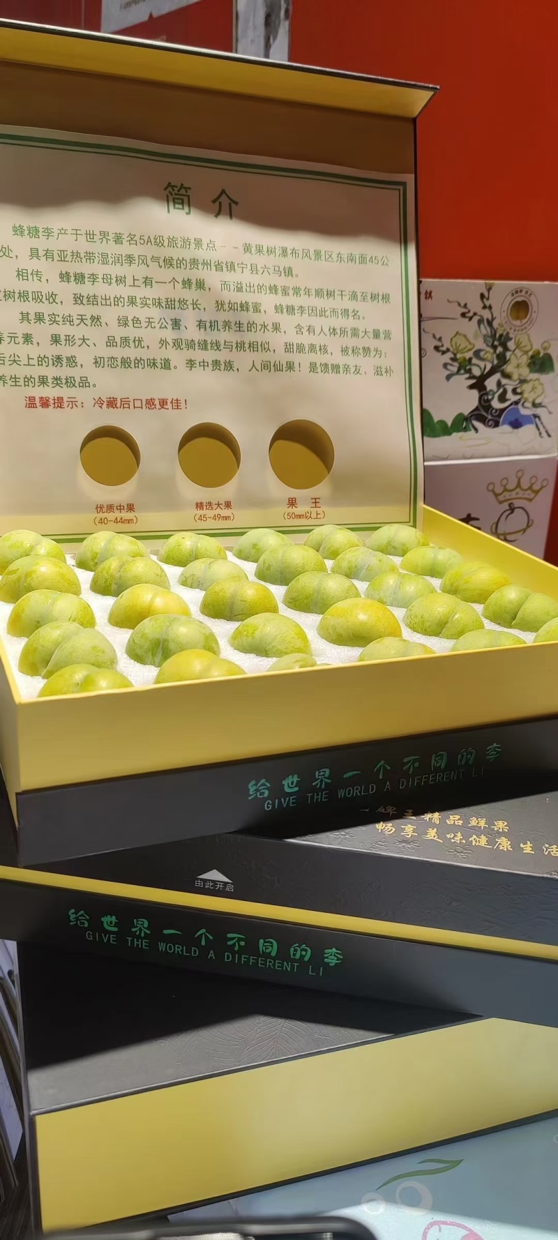镇宁蜂糖李一首果园大量出购
