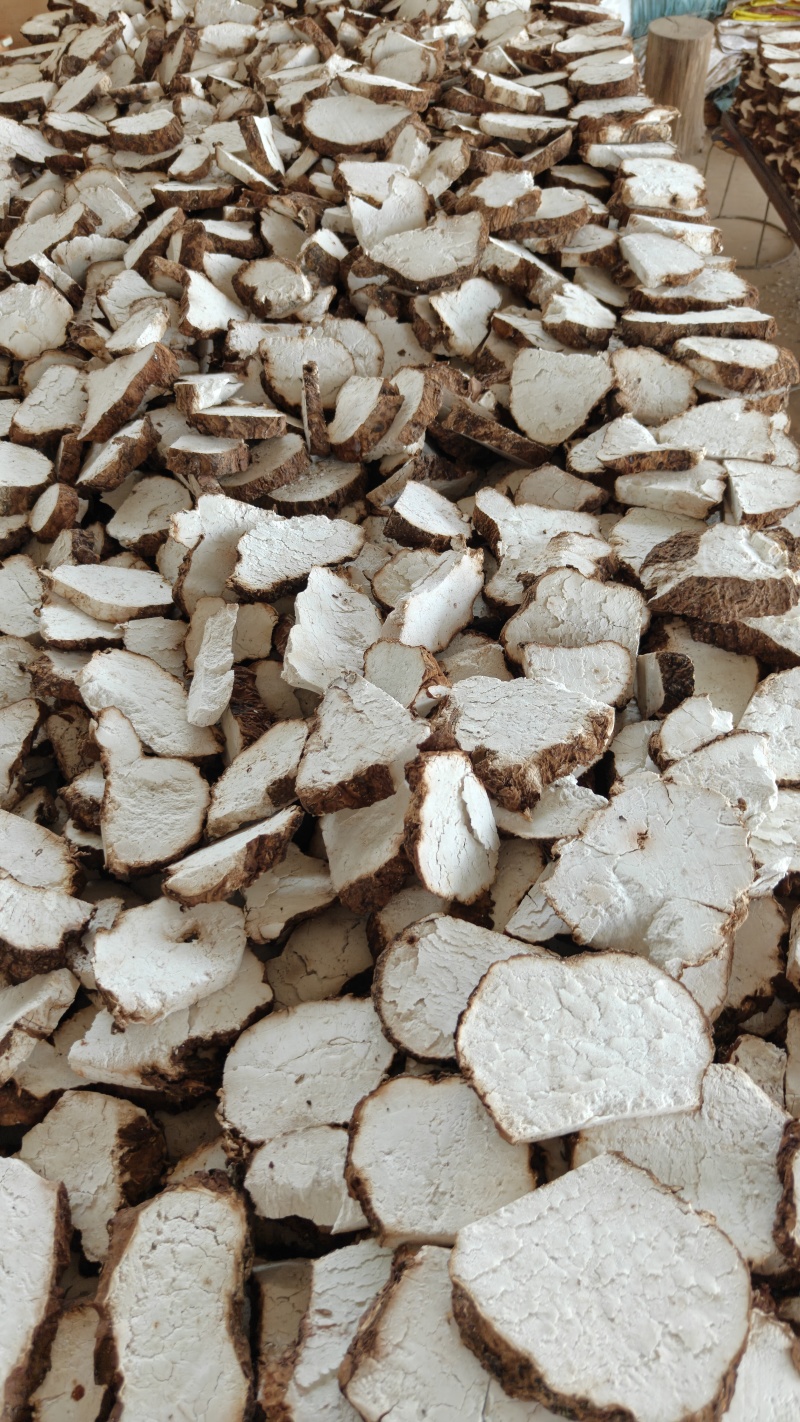 正宗云南老树白茯苓手工切片带皮片干货批发