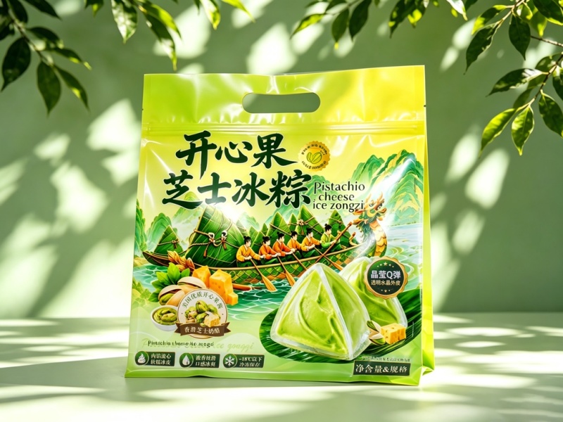 开心果芝士冰粽320g/袋8粒装