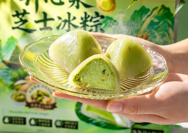 开心果芝士冰粽320g/袋8粒装
