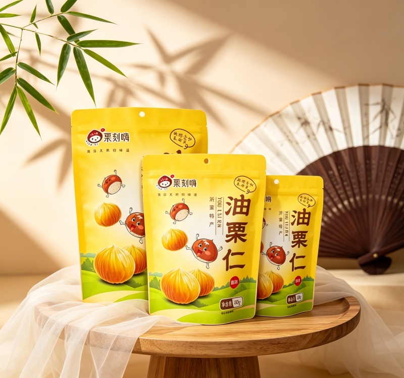【栗刻嗨】原味油栗仁沂蒙特产***的味道批发商超欢迎咨询