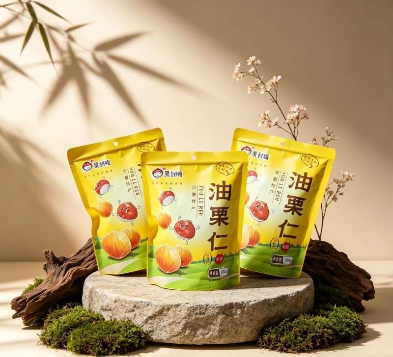 【栗刻嗨】原味油栗仁沂蒙特产***的味道批发商超欢迎咨询
